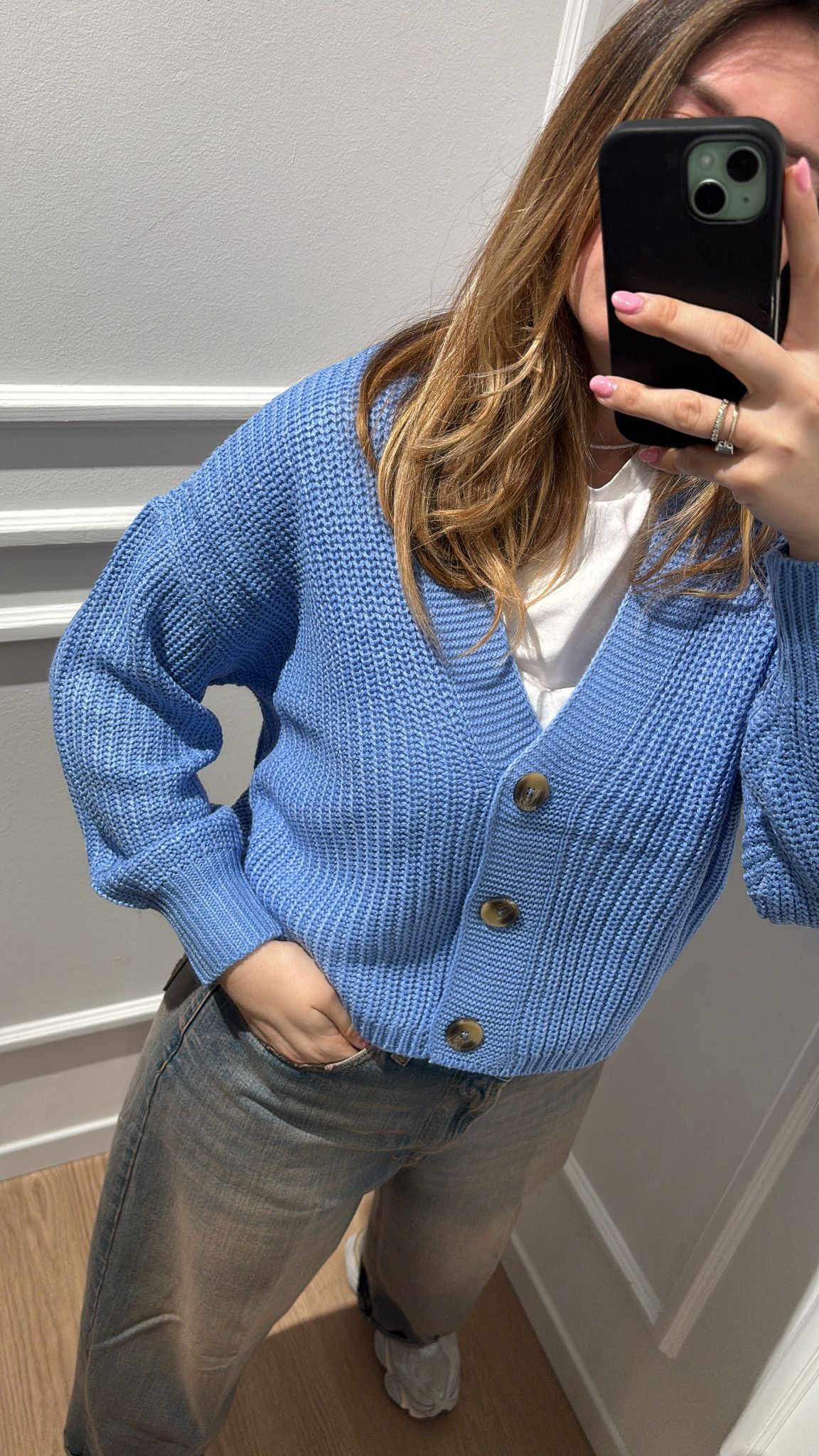 Pull bottoni carol Only 15211521 crema