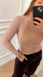 Dolcevita a coste Tensione In 11012 cipria