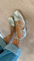 Ballerina nappa Divine Follie MYV04 platino