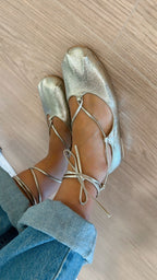 Ballerina nappa Divine Follie MYV04 platino