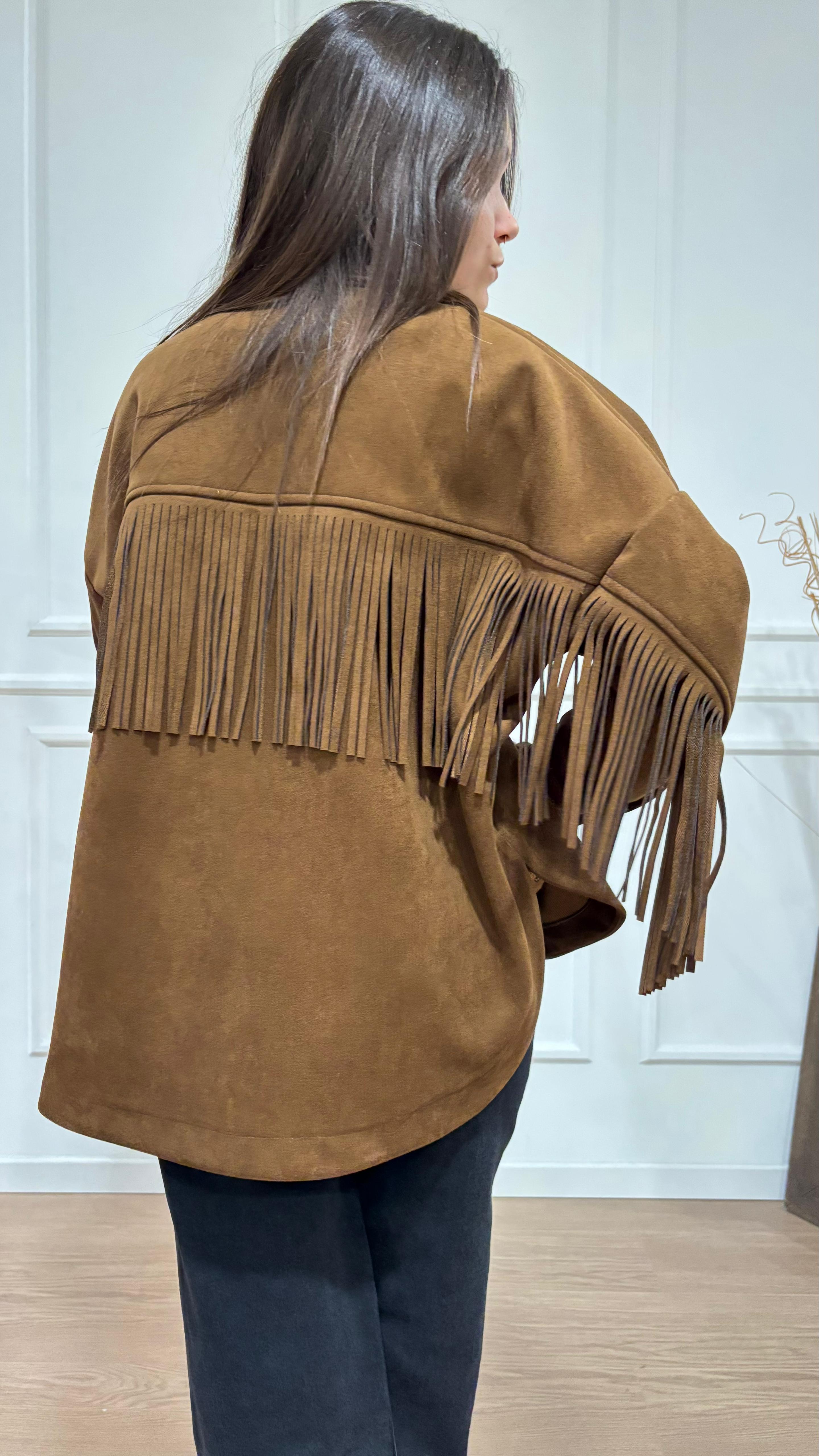Giacca suede con frange Dixie JDESKCS