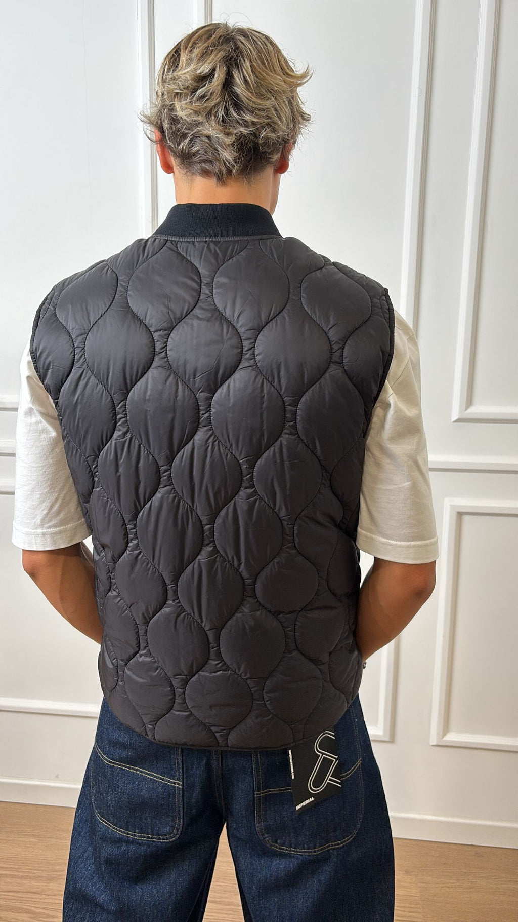 Gilet trapuntato Imperial L75028515G nero
