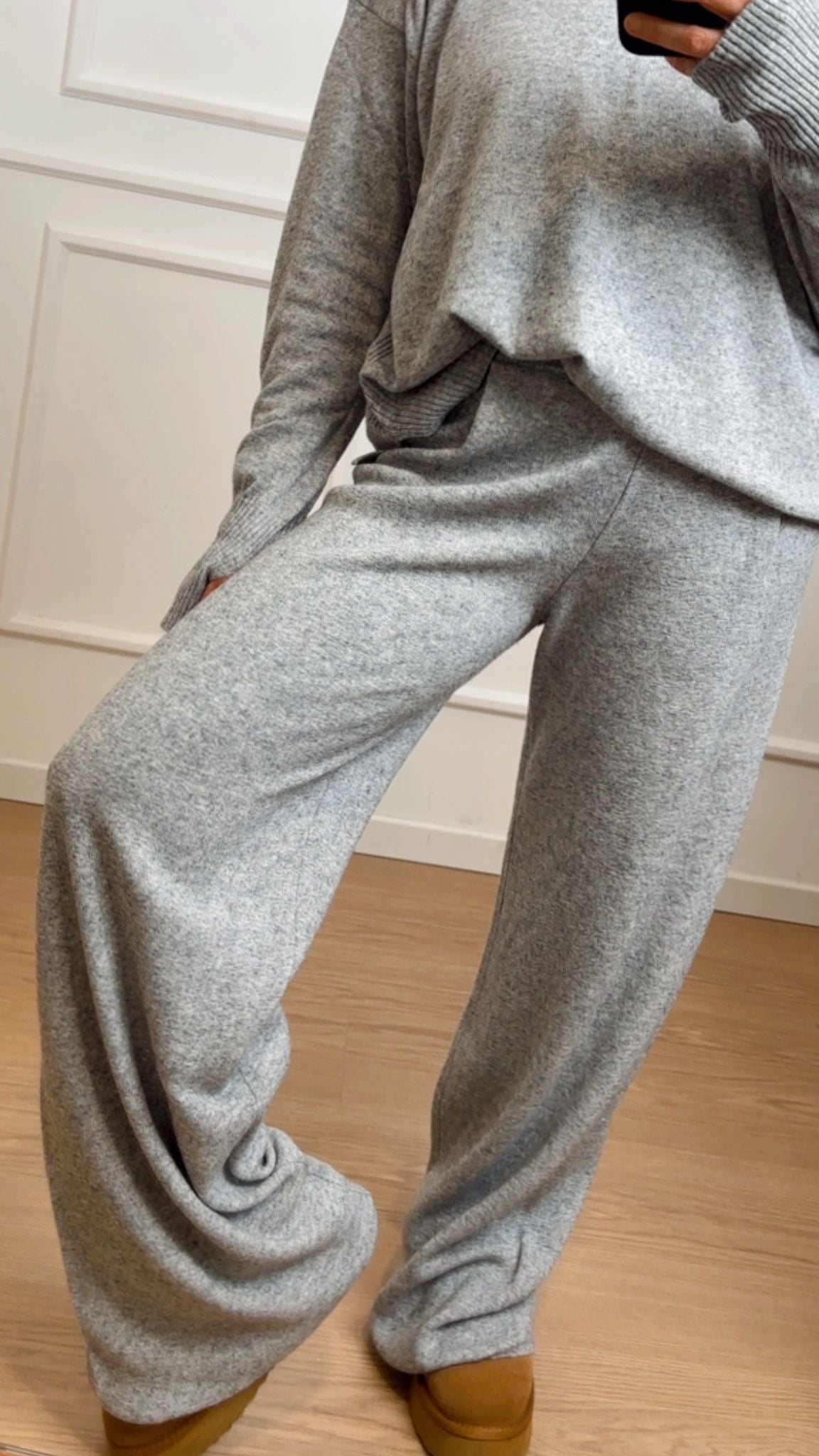 Tuta in maglia Vicolo 22128F Grigia