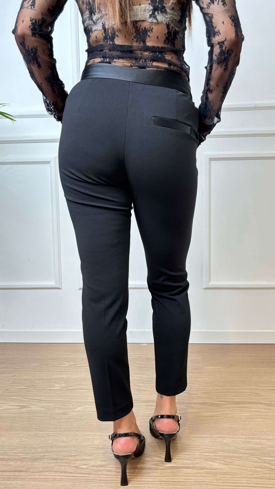 Pantalone sigaretta Imperial PVN2KAW nero