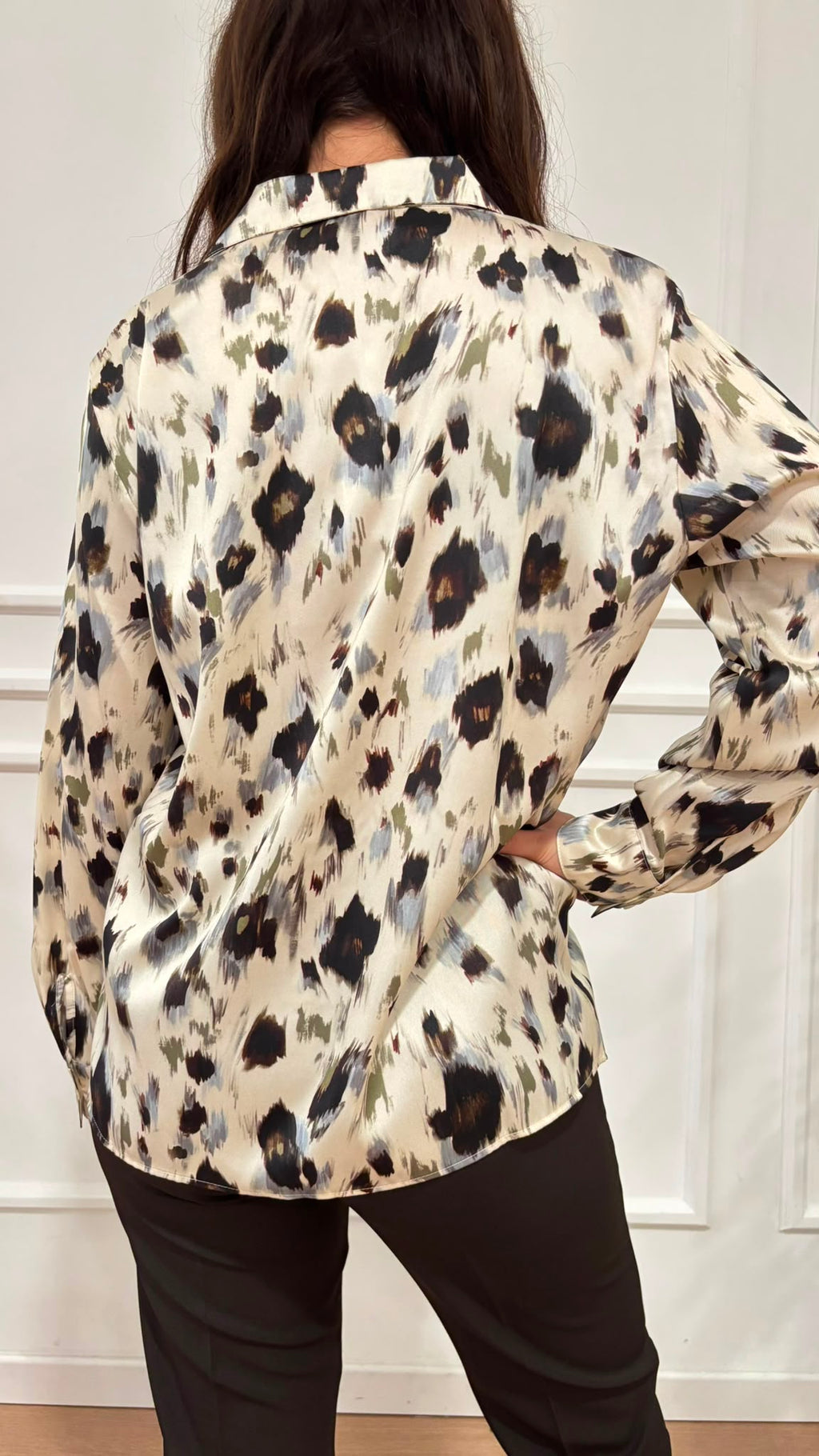 Camicia in twill stampato Duomo Emme Marella