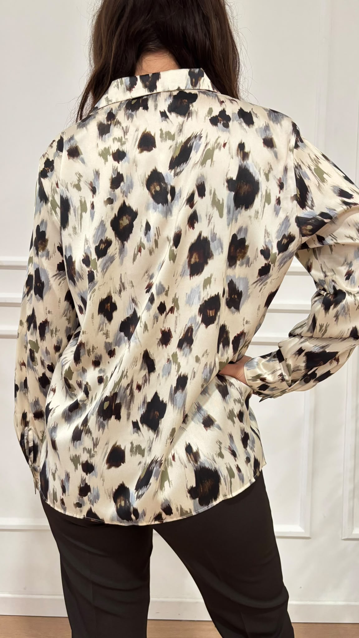 Camicia in twill stampato Duomo Emme Marella
