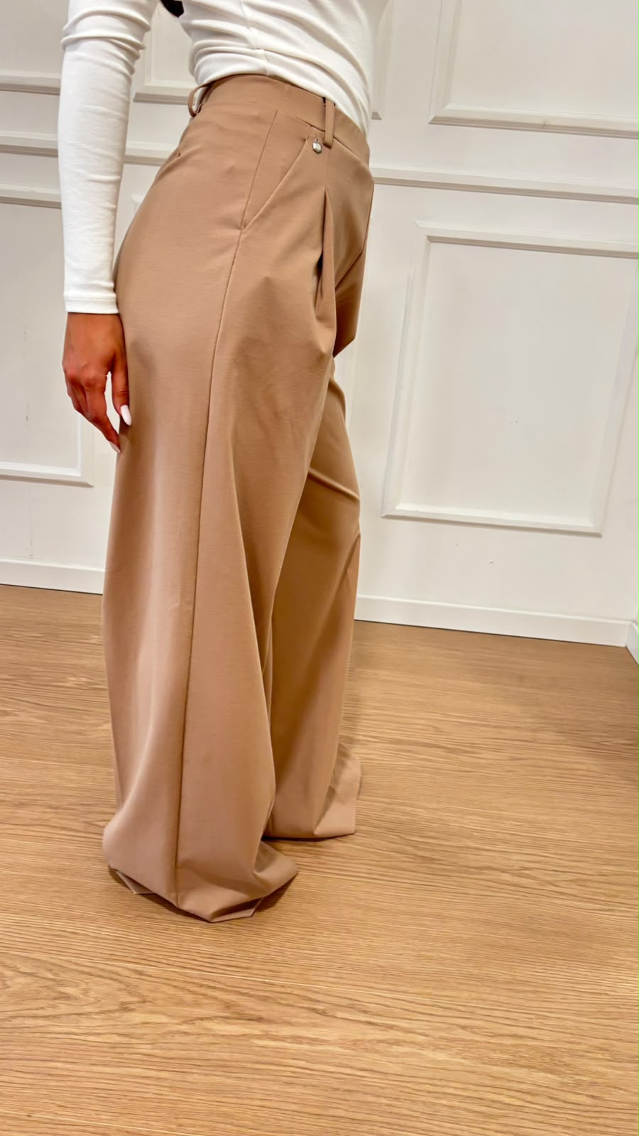 Pantalone wide leg Ragno DS82PA