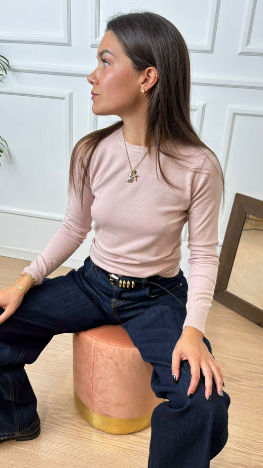Pull giro Vicolo 440011F nude