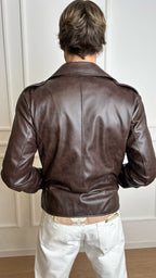 Chiodo in ecopelle Imperial U3025640 moro