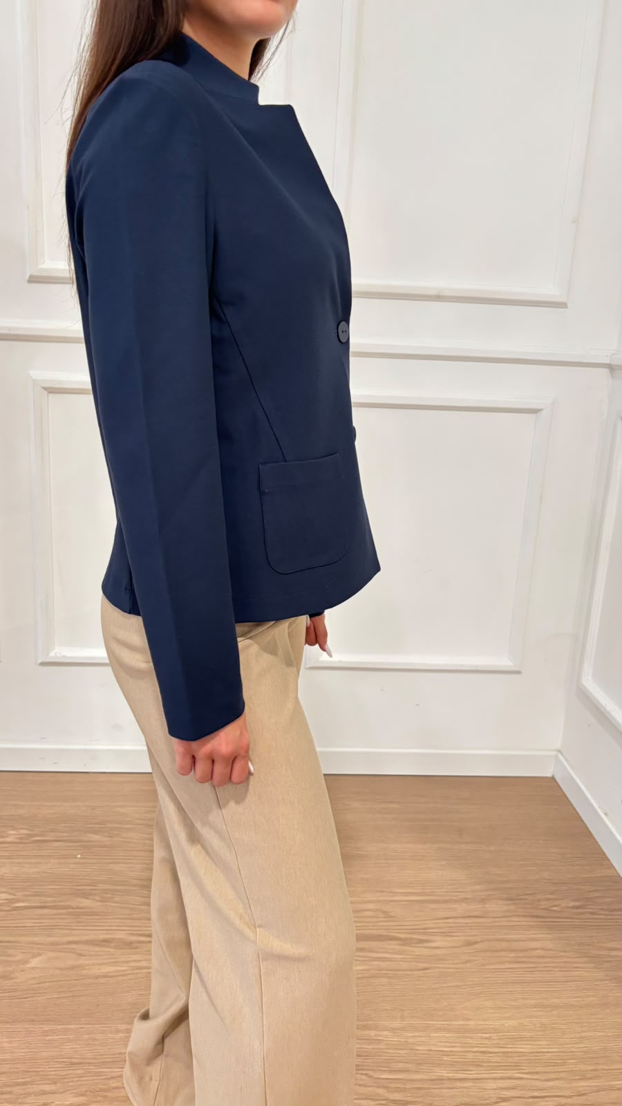 Blazer corto in compact jersey Ragno DO23G9