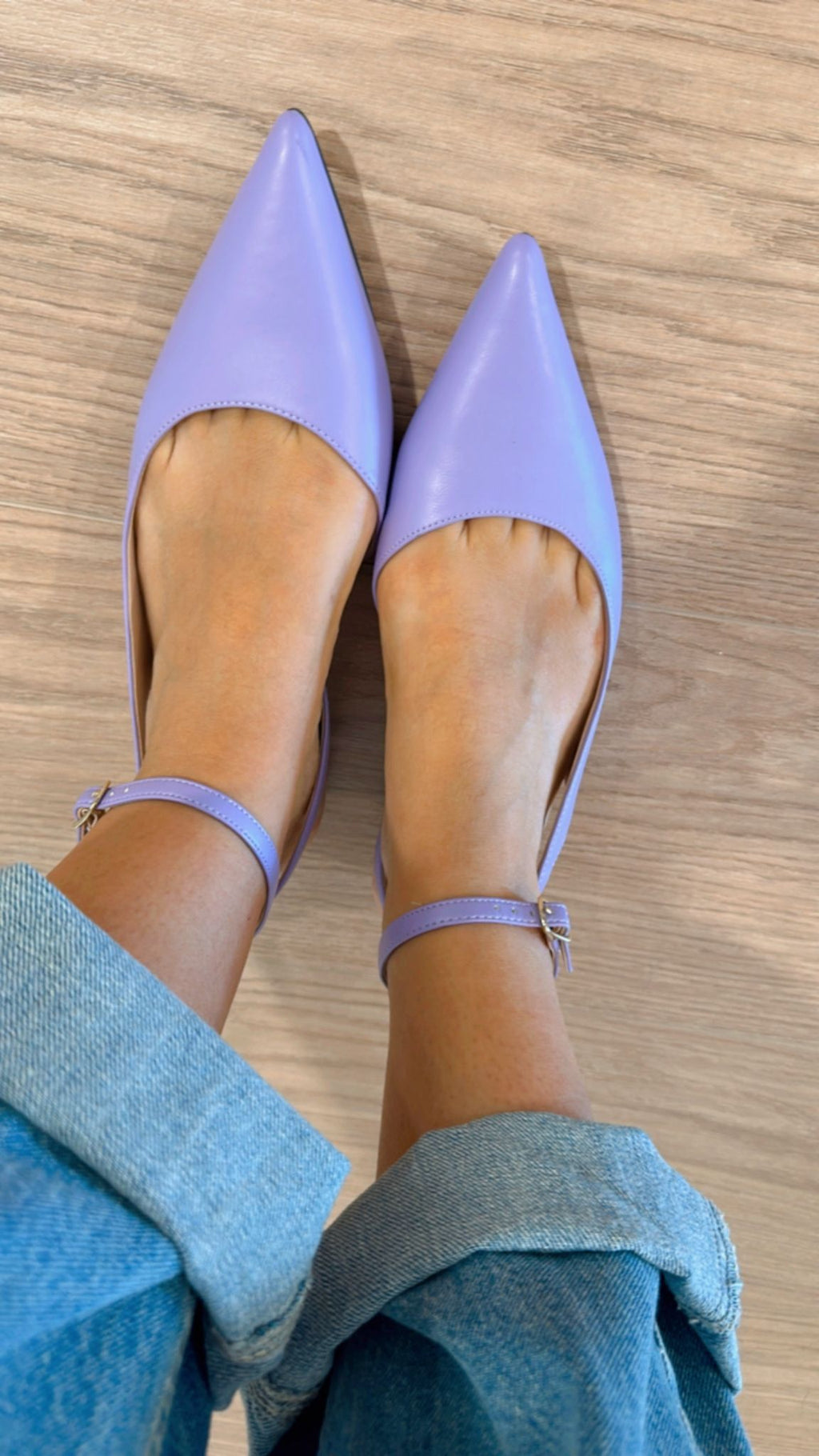 Ballerina in pelle a punta Emme Marella Agitare 001