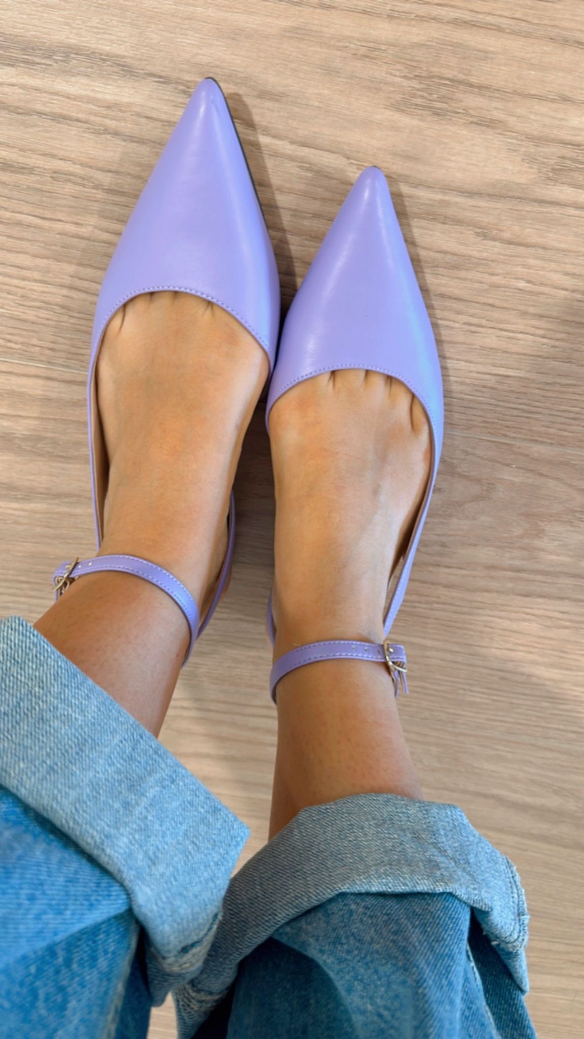 Ballerina in pelle a punta Emme Marella Agitare 001