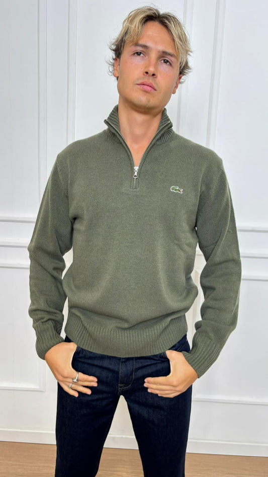 Maglia mezza zip Lacoste AH3052 E9F