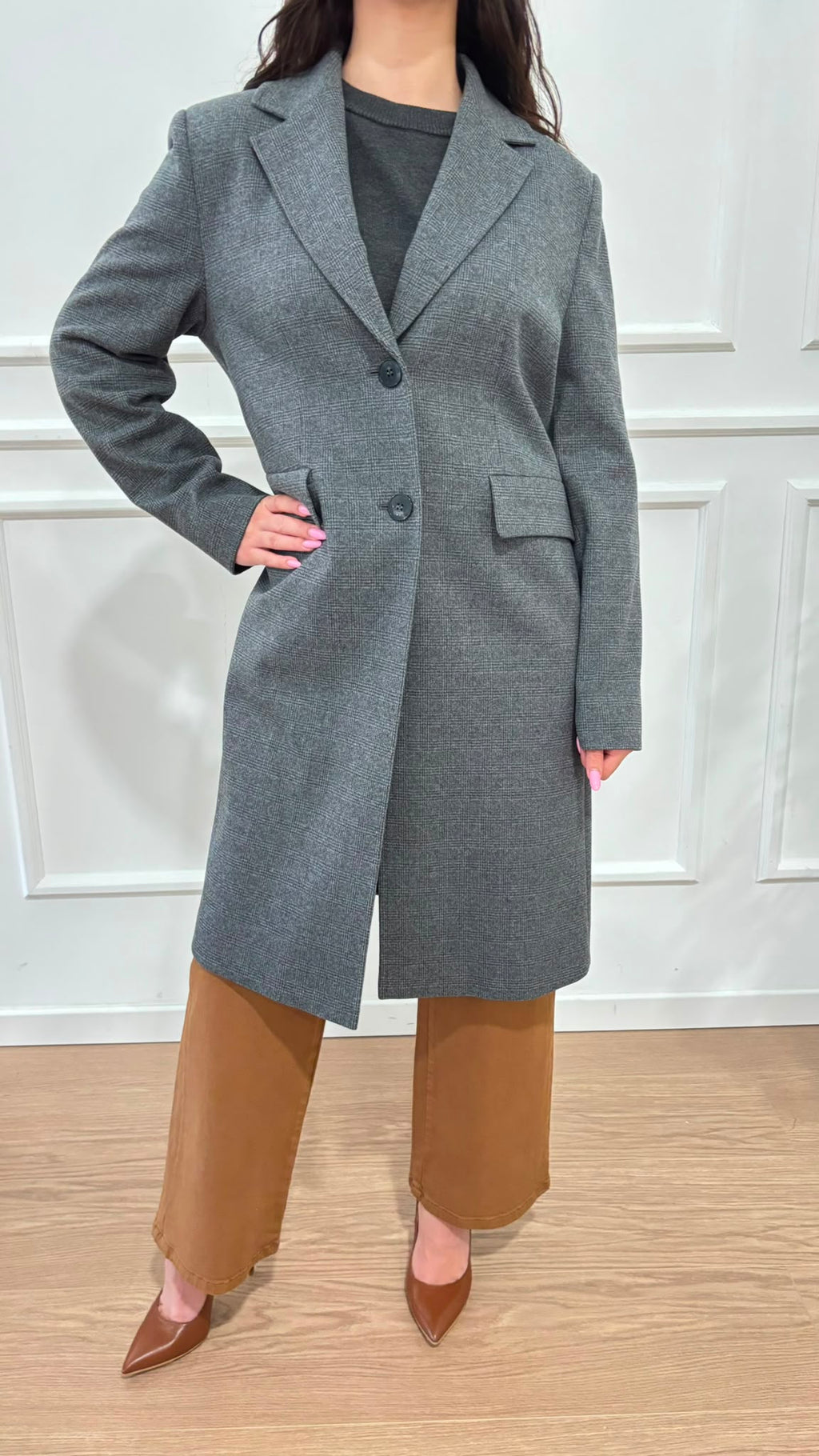 Cappotto jacquard Tritone Emme Marella