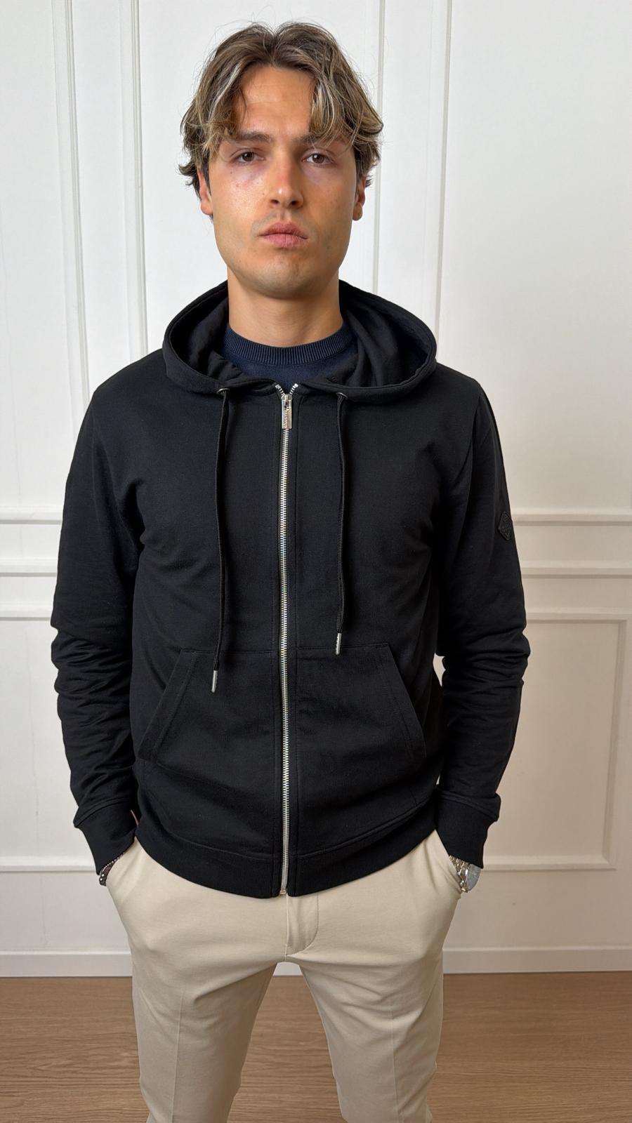Felpa full zip MarkUp con cappuccio MK12002