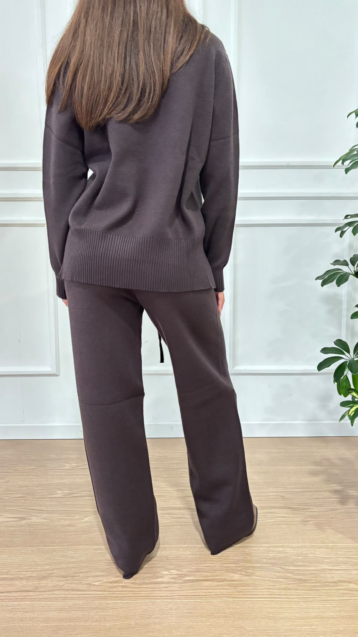 Pantalone in maglia Ragno DN53PE