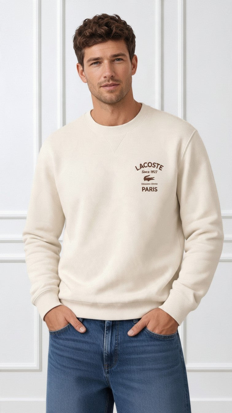 Felpa ricamo SH9785 LACOSTE