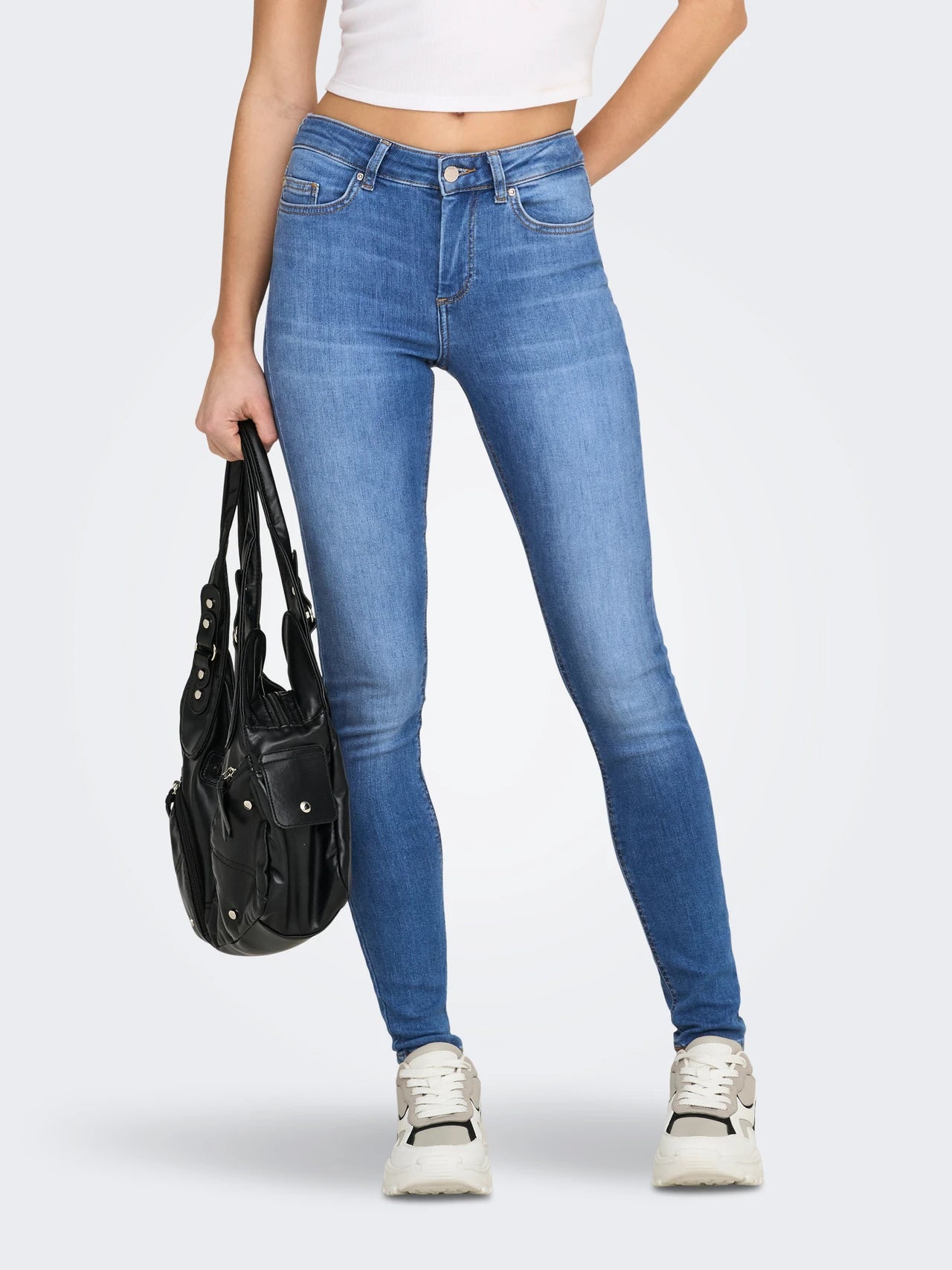 Jeans skinny Blush vita media Only