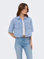 Camicia in jeans con fiori Only Cleo