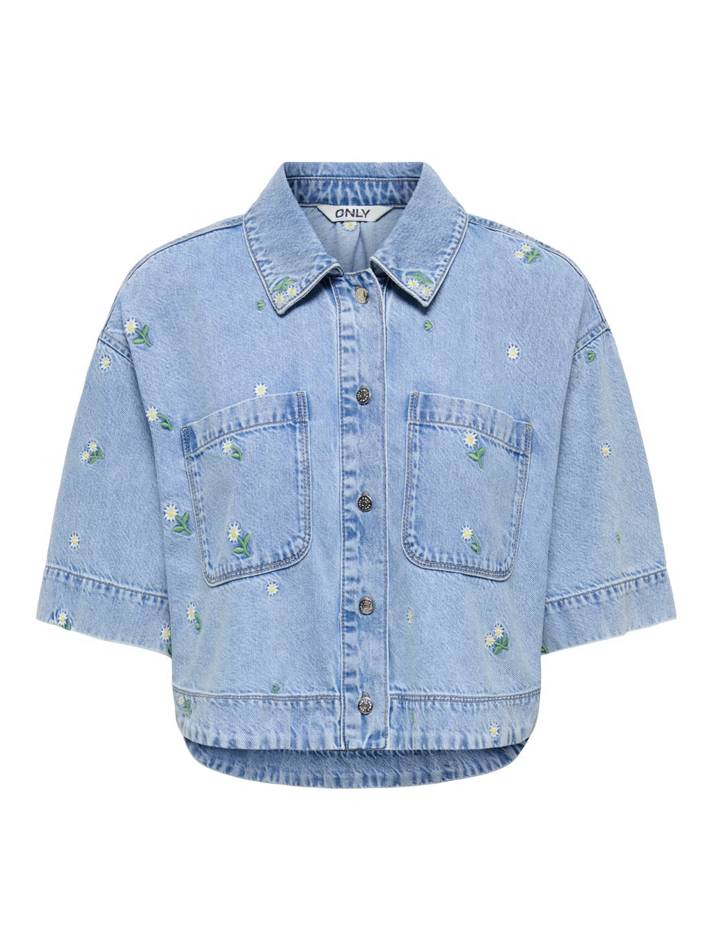 Camicia in jeans con fiori Only Cleo