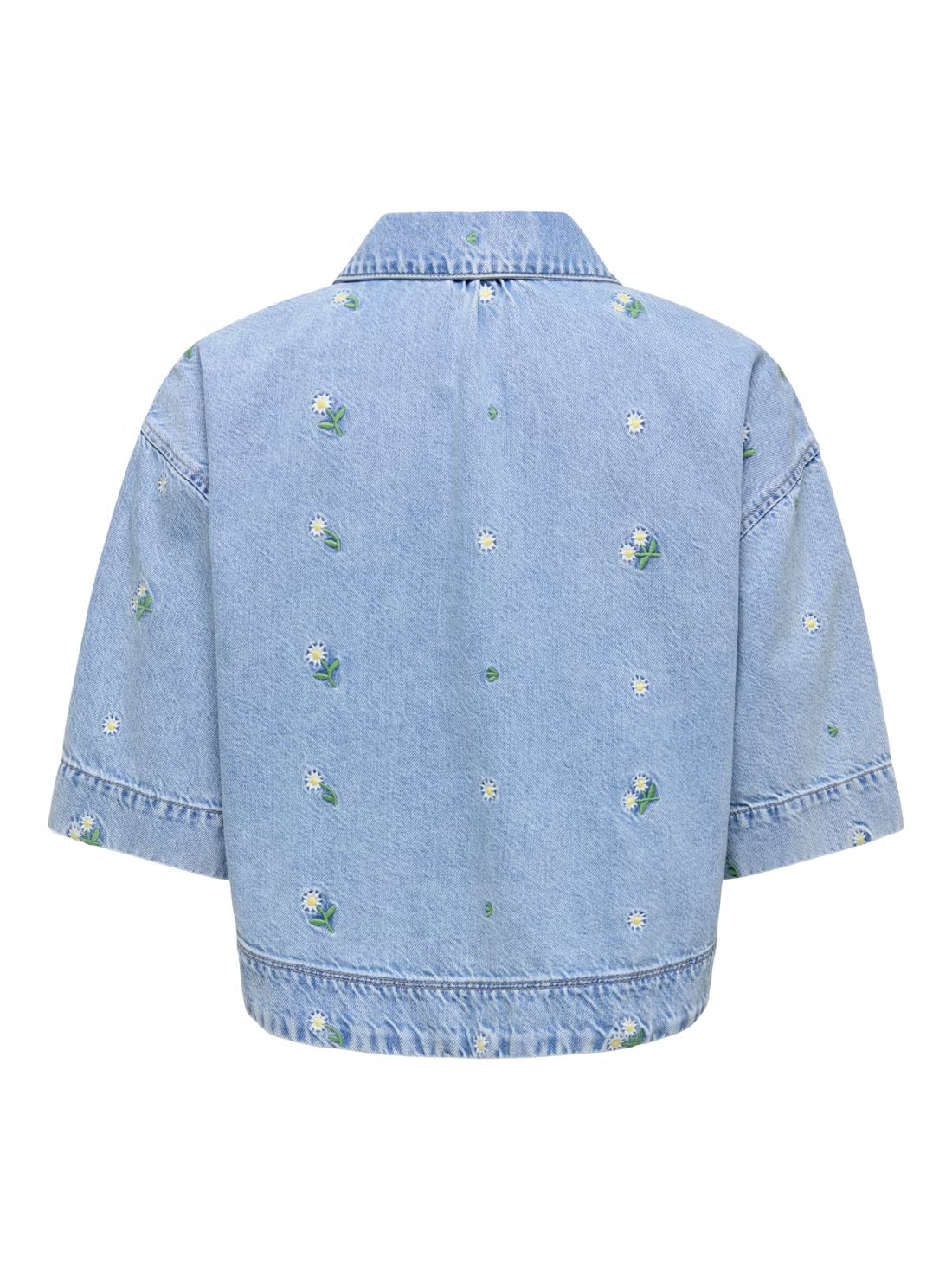 Camicia in jeans con fiori Only Cleo