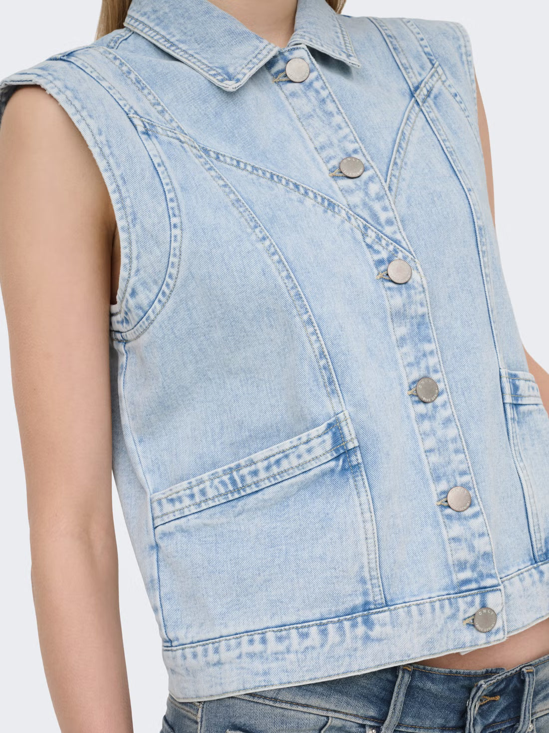 Smanicato in denim Only Kennedy