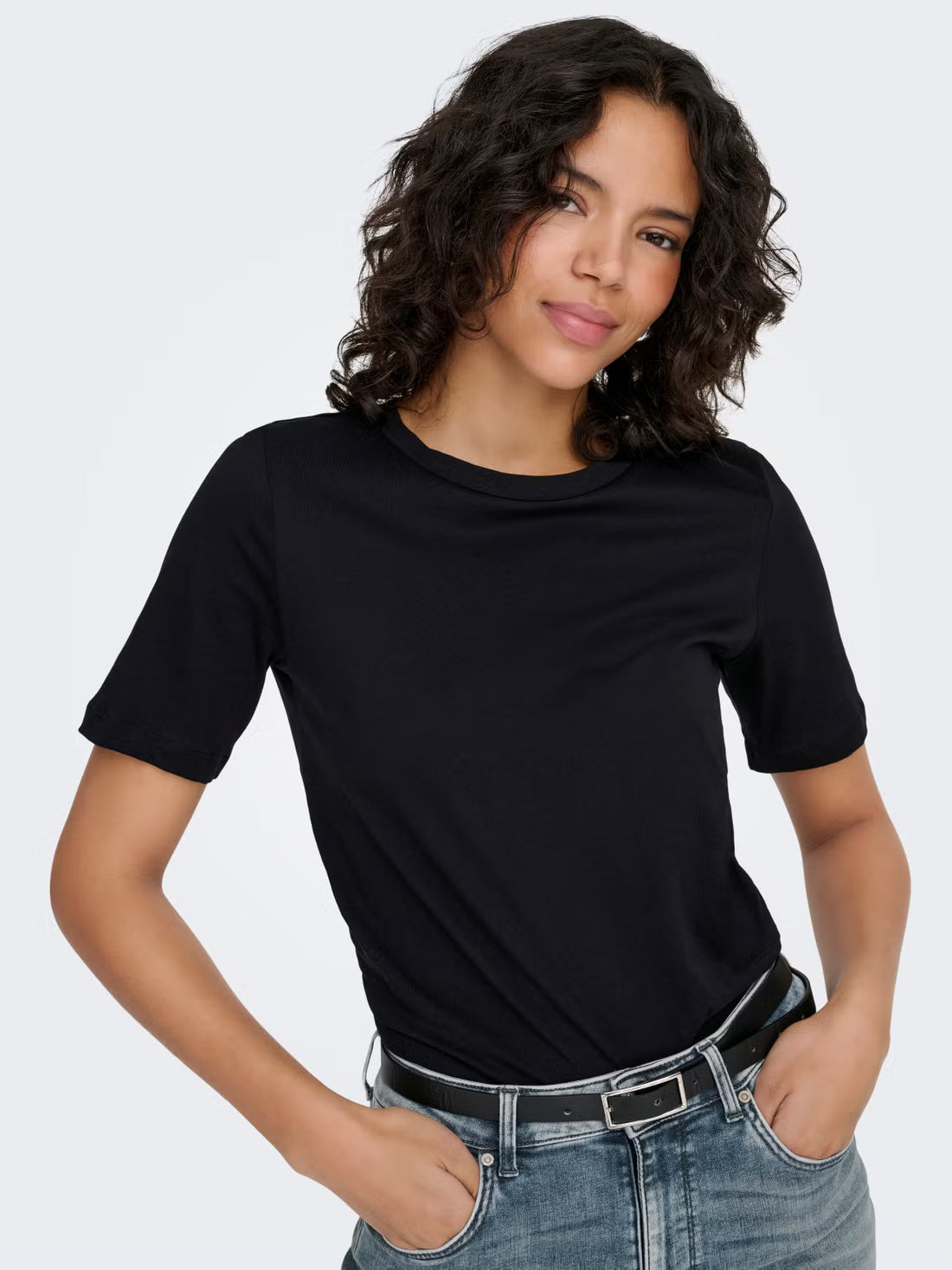 T-Shirt basic girocollo Only
