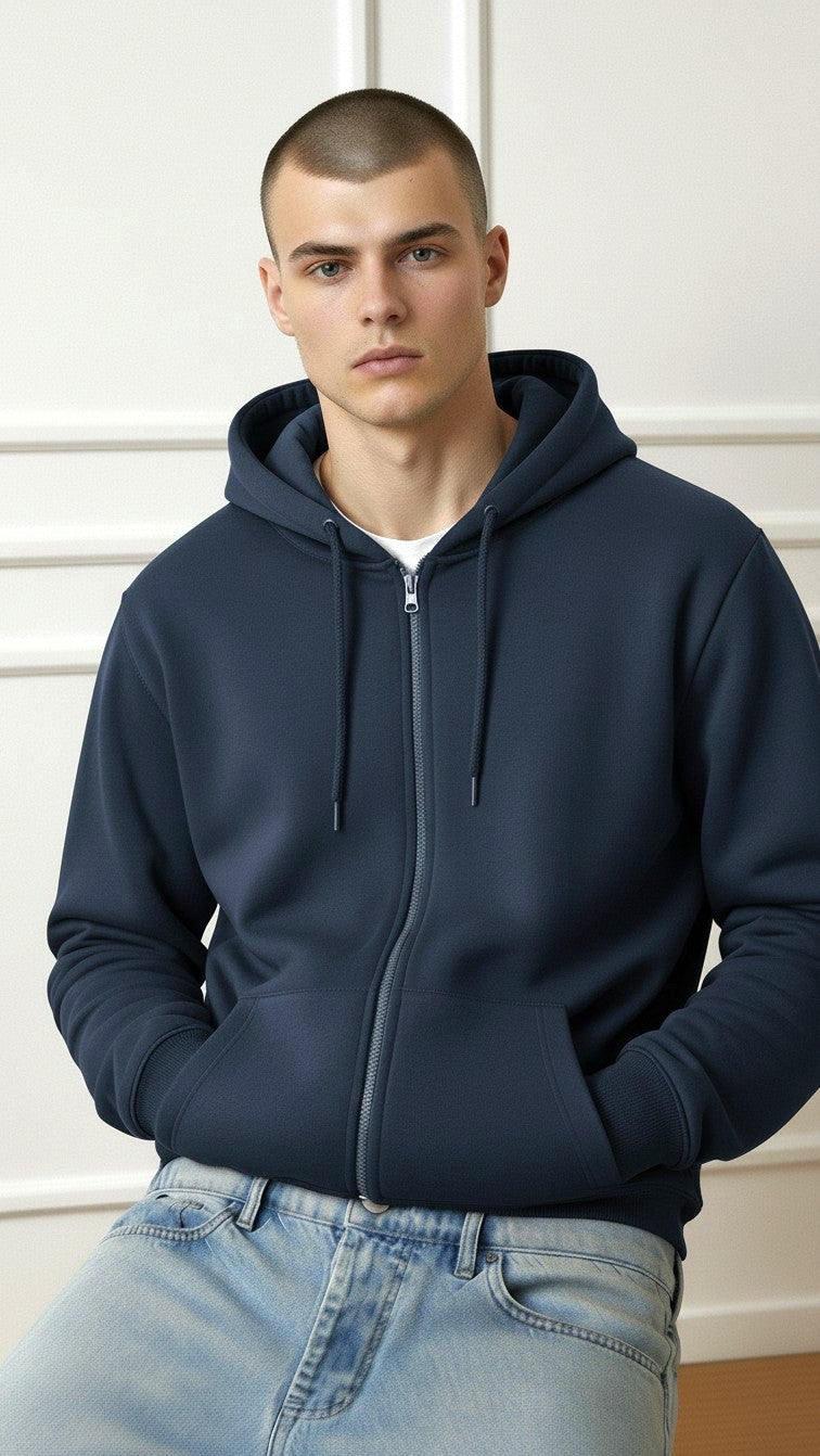 Felpa basic full-zip OE1F2W6F39 OVER/D