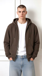 Felpa basic full-zip OE1F2W6F39 OVER/D