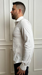 Camicia Roma Custom Fit elasticizzata Bottega Artigiana Spandex