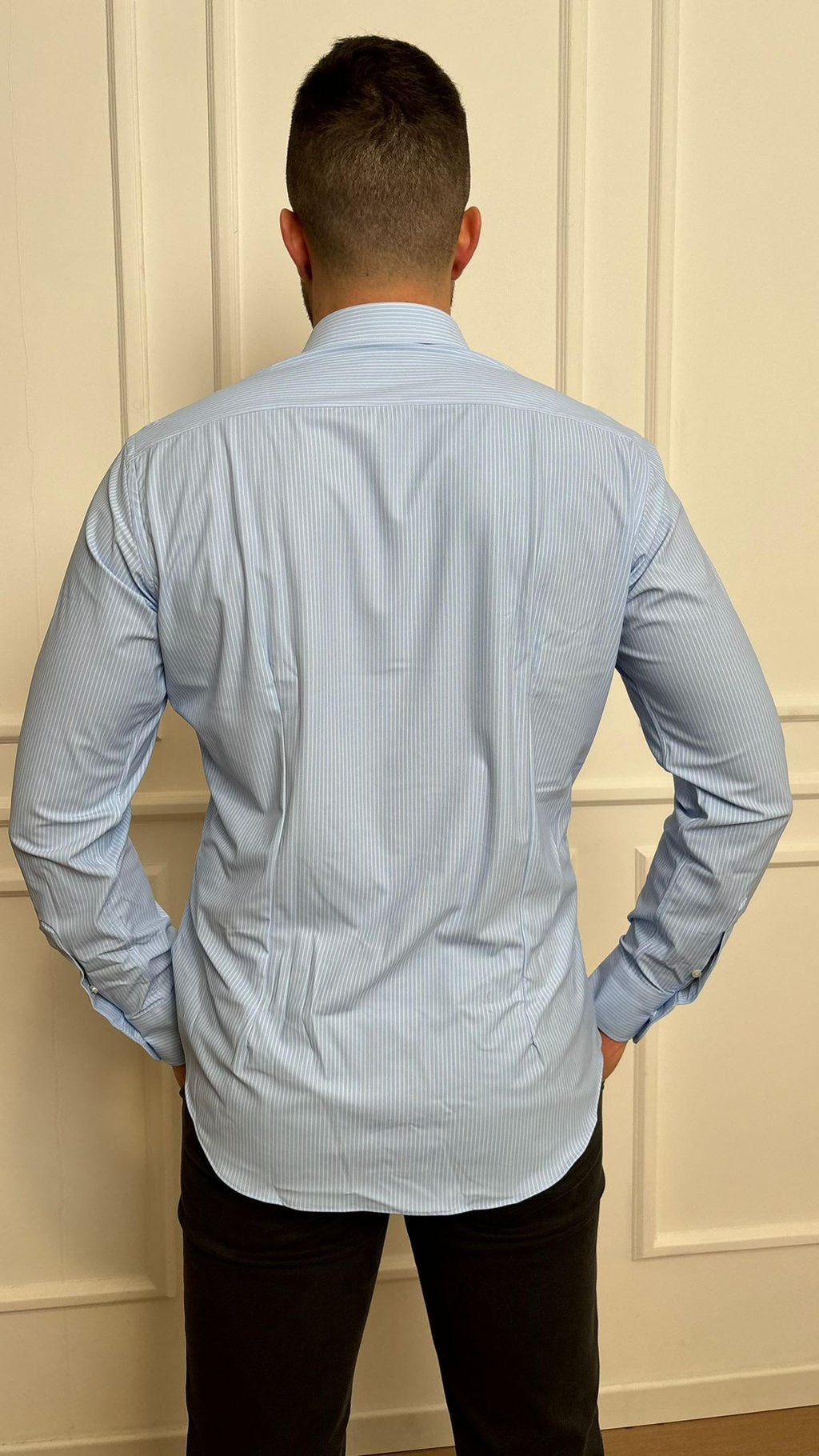 Camicia Roma Custom Fit Bottega Artigiana Spandex