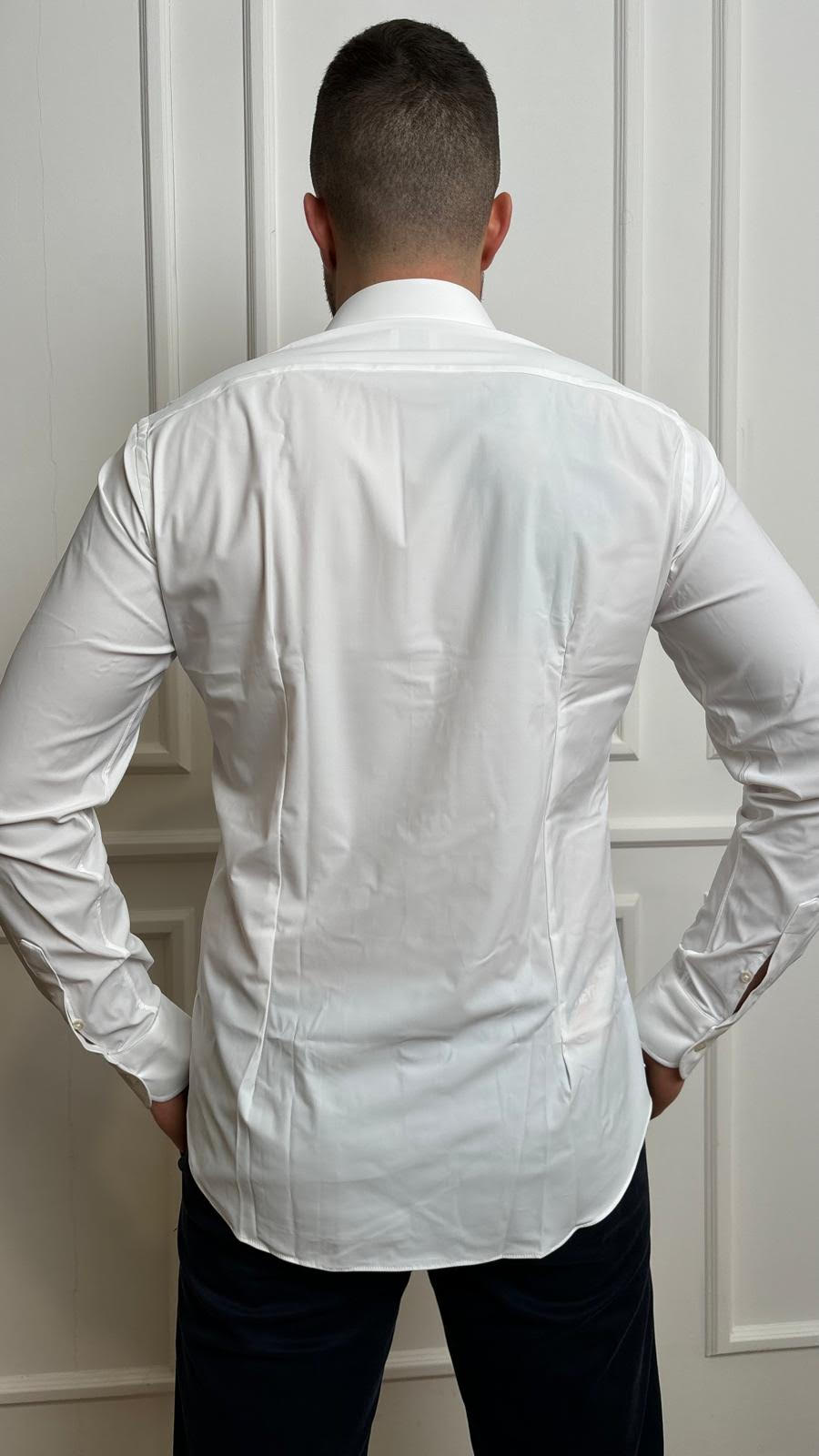 Camicia Roma Custom Fit elasticizzata Bottega Artigiana Spandex