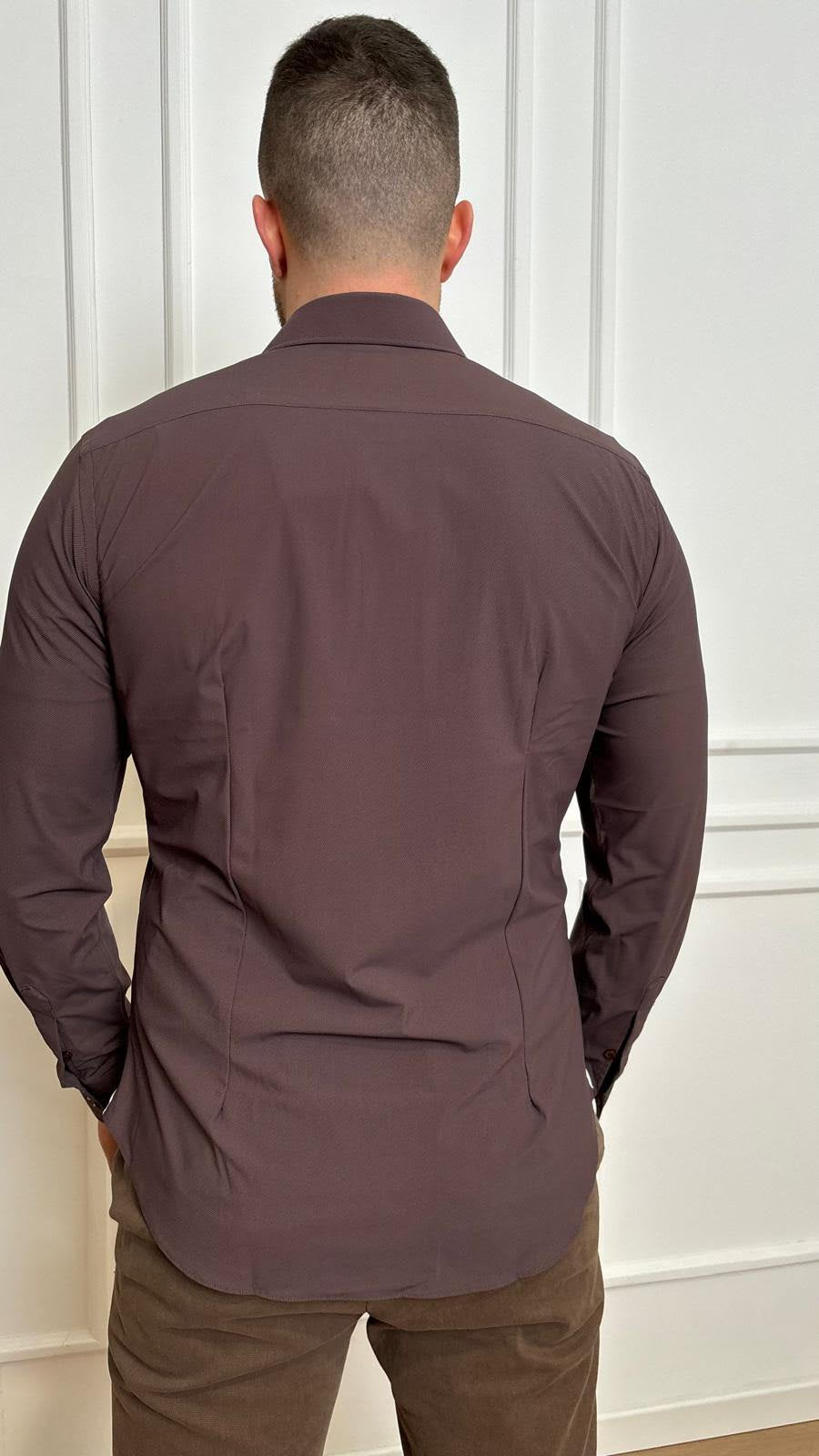 Camicia Roma Custom Fit Bottega Artigiana Spandex