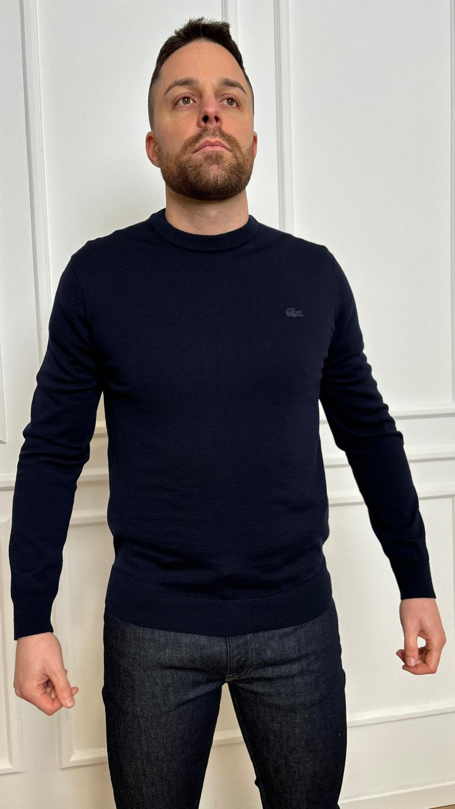 Maglia in lana merino Lacoste AH1969 00 166