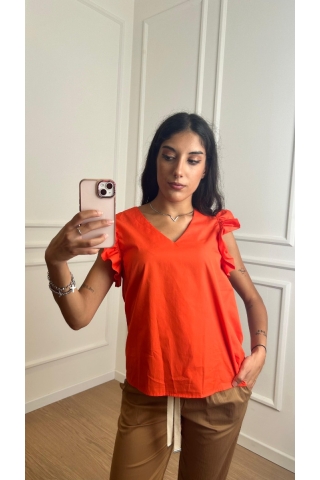 Camicia rouge Vicolo arancio